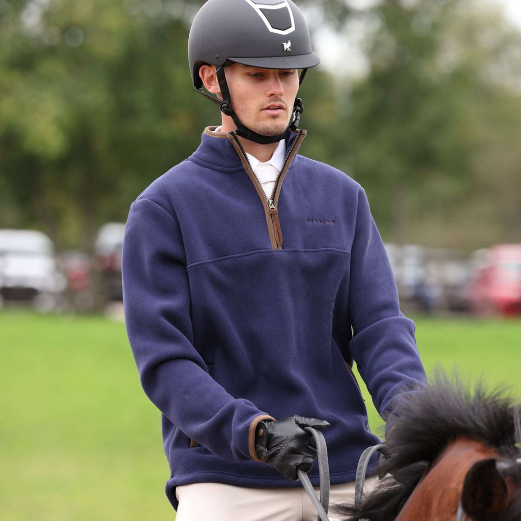 Aubrion by Shires Maglione Original Fleece Uomini Navy