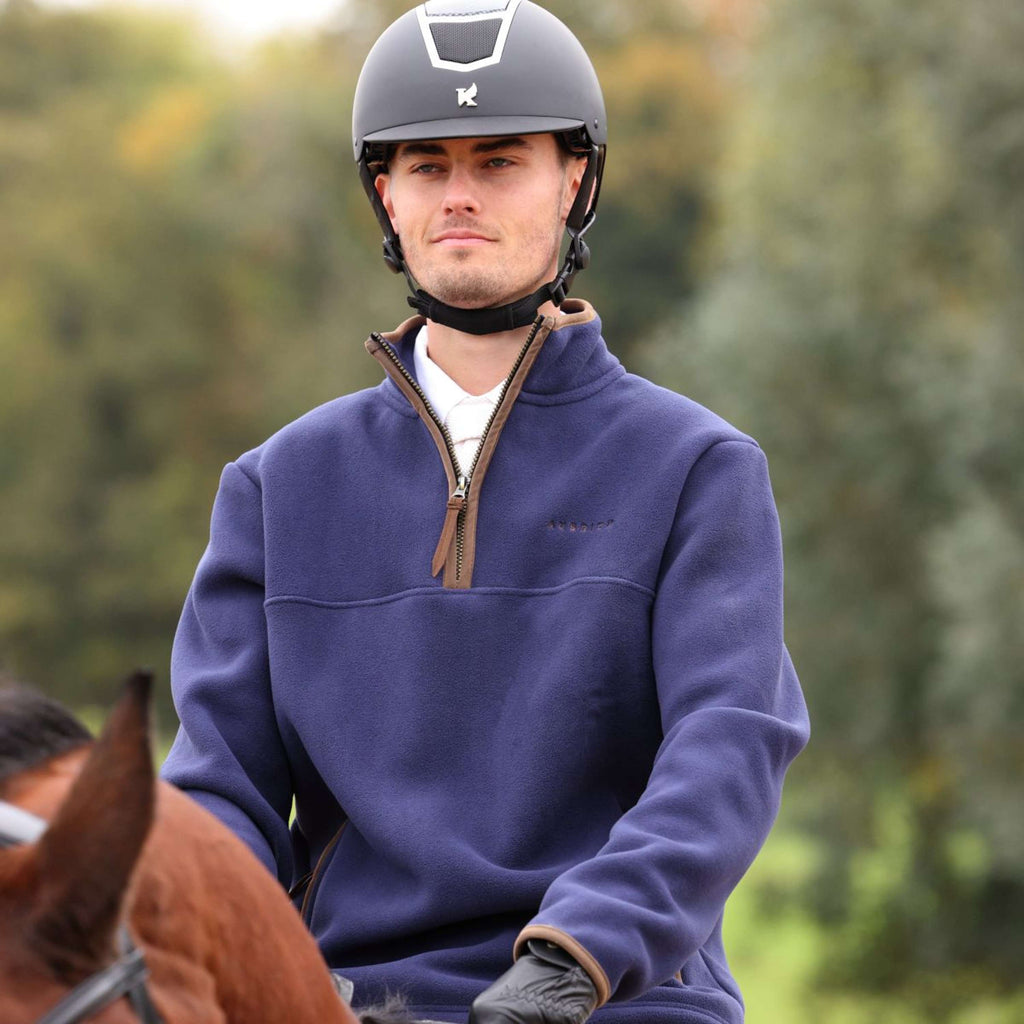 Aubrion by Shires Maglione Original Fleece Uomini Navy