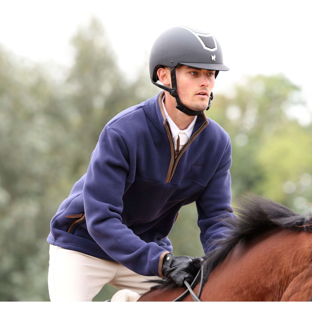 Aubrion by Shires Maglione Original Fleece Uomini Navy