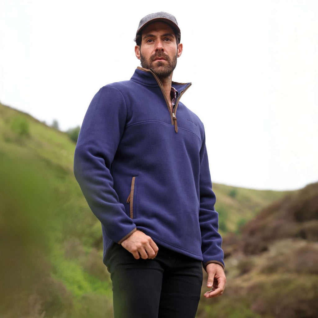 Aubrion by Shires Maglione Original Fleece Uomini Navy
