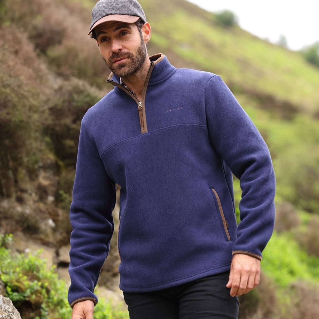 Aubrion by Shires Maglione Original Fleece Uomini Navy