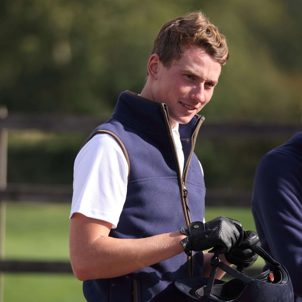 Aubrion by Shires Gilet Original Fleece Uomini Navy