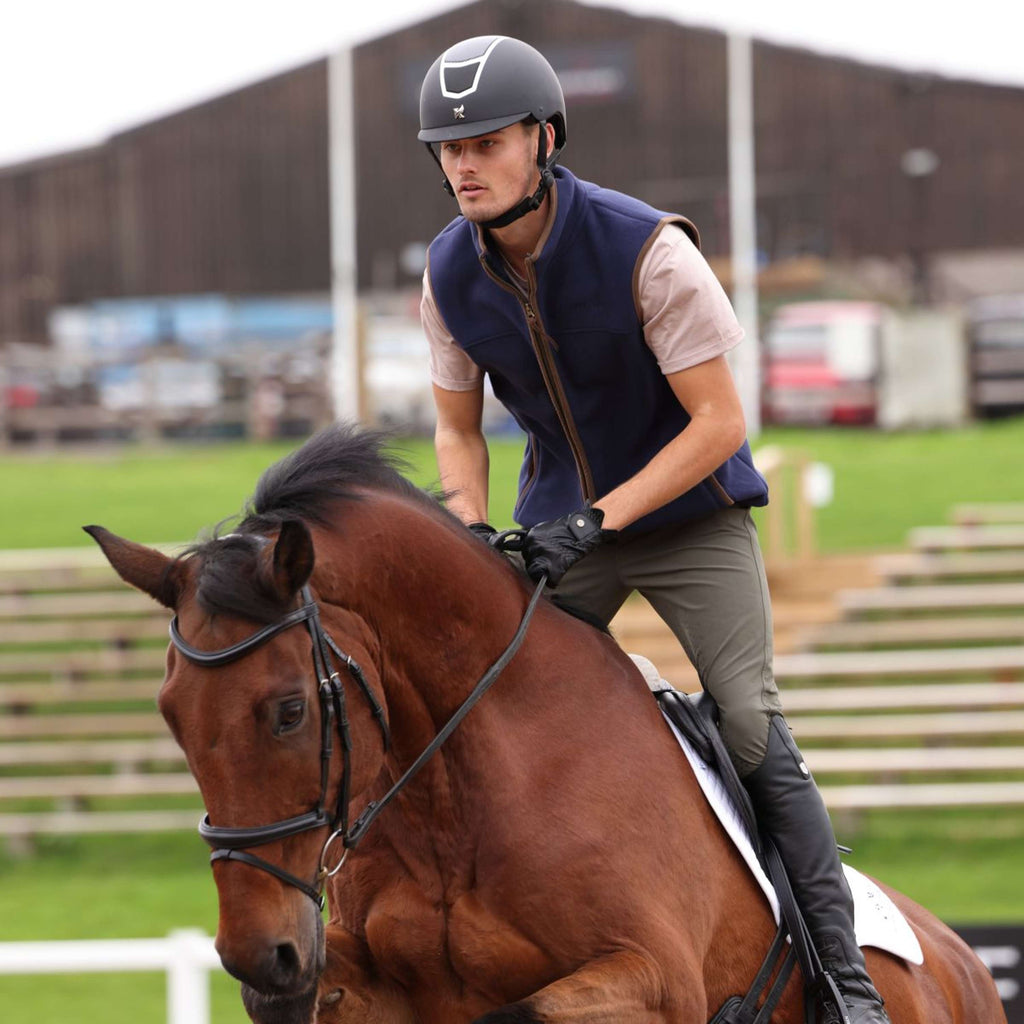 Aubrion by Shires Gilet Original Fleece Uomini Navy