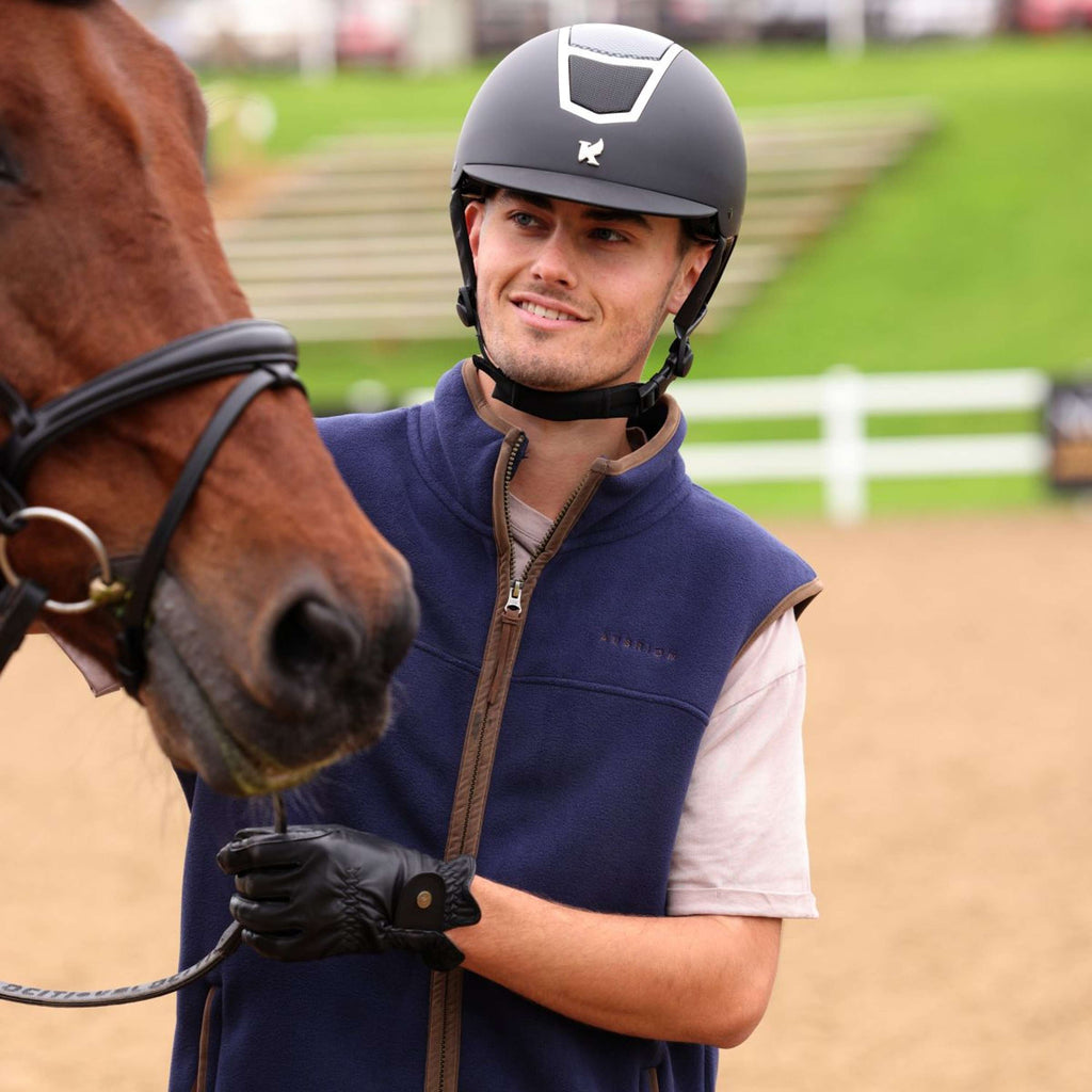 Aubrion by Shires Gilet Original Fleece Uomini Navy