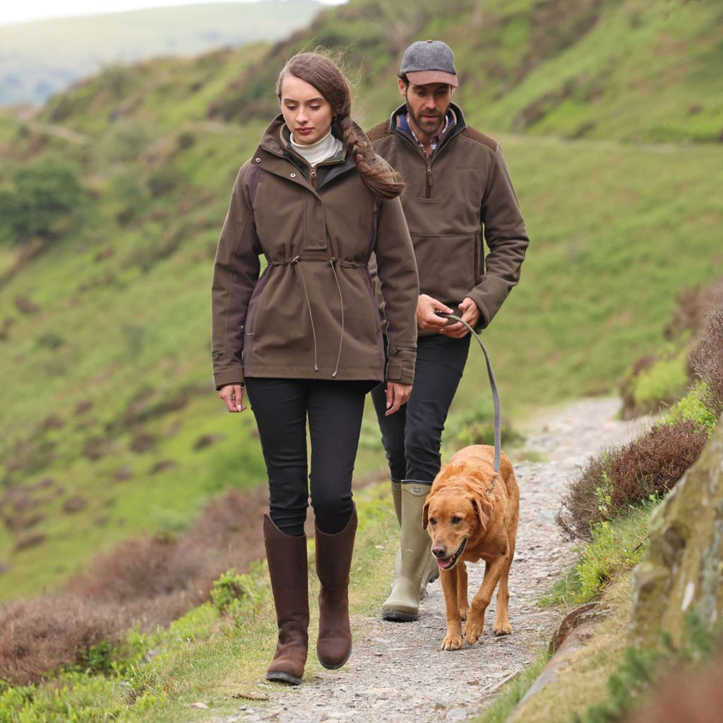 Aubrion by Shires Maglione Heritage Fleece Oliva scura