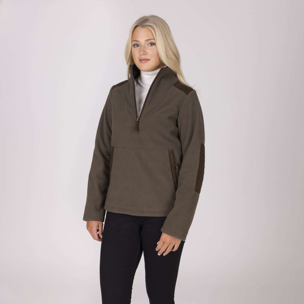 Aubrion by Shires Maglione Heritage Fleece Oliva scura