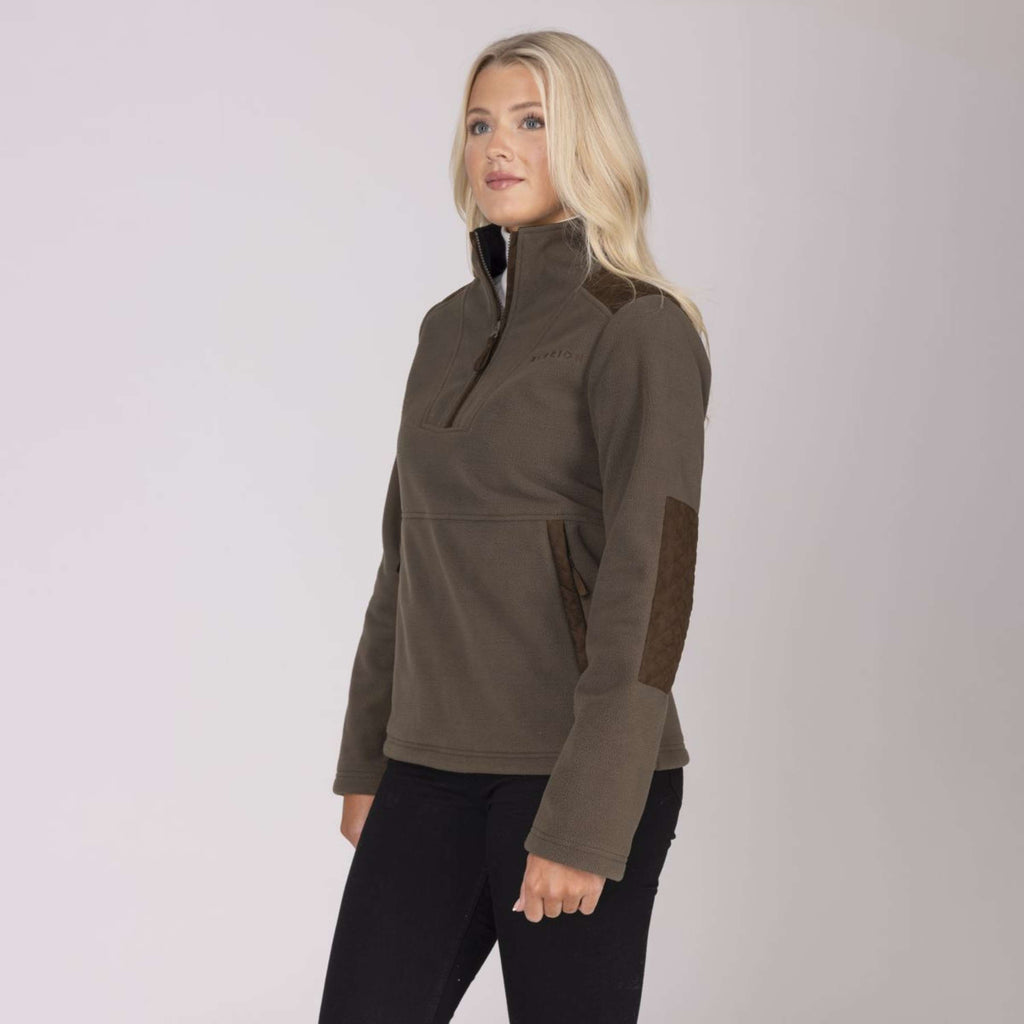 Aubrion by Shires Maglione Heritage Fleece Oliva scura