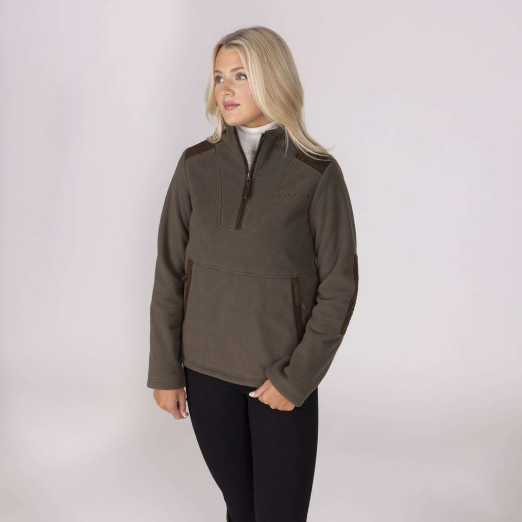 Aubrion by Shires Maglione Heritage Fleece Oliva scura