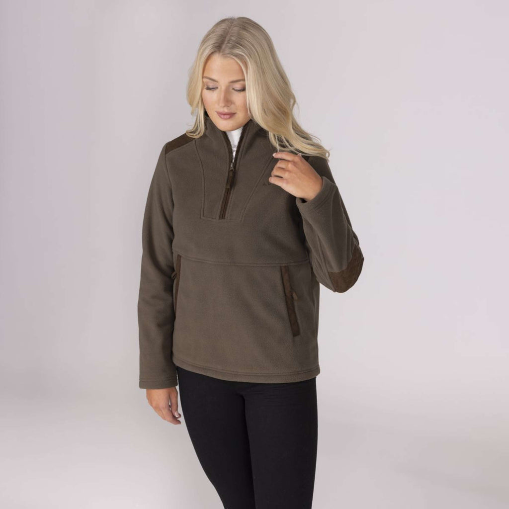 Aubrion by Shires Maglione Heritage Fleece Oliva scura
