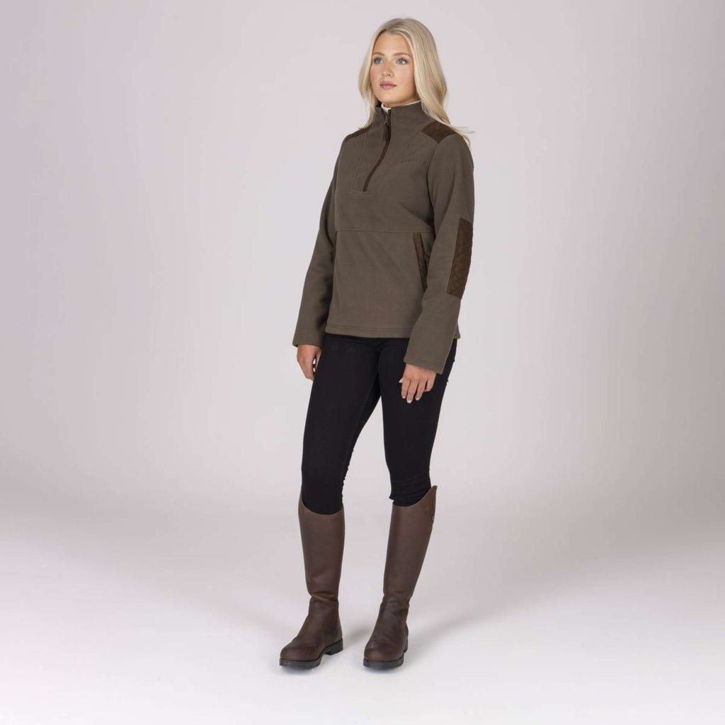 Aubrion by Shires Maglione Heritage Fleece Oliva scura