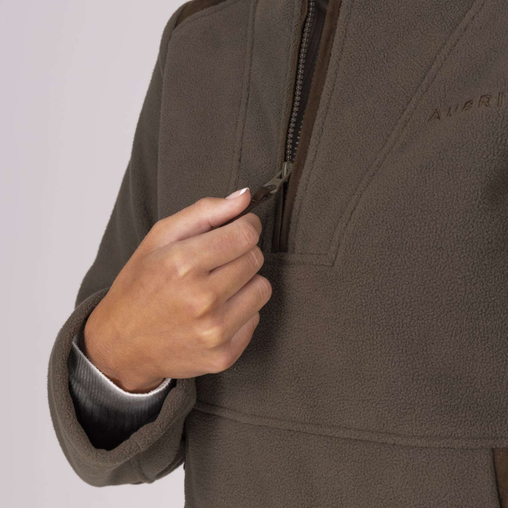 Aubrion by Shires Maglione Heritage Fleece Oliva scura