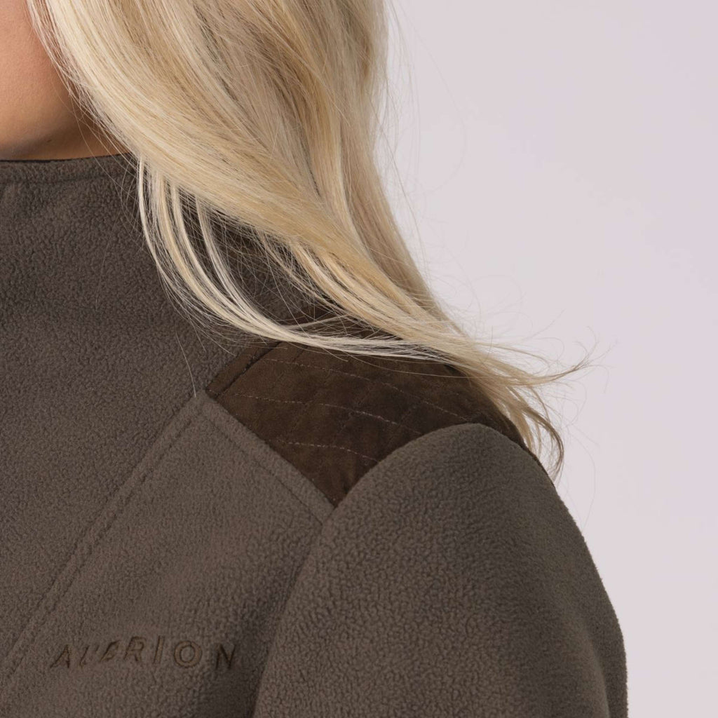 Aubrion by Shires Maglione Heritage Fleece Oliva scura