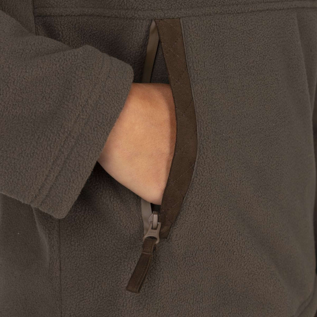 Aubrion by Shires Maglione Heritage Fleece Oliva scura