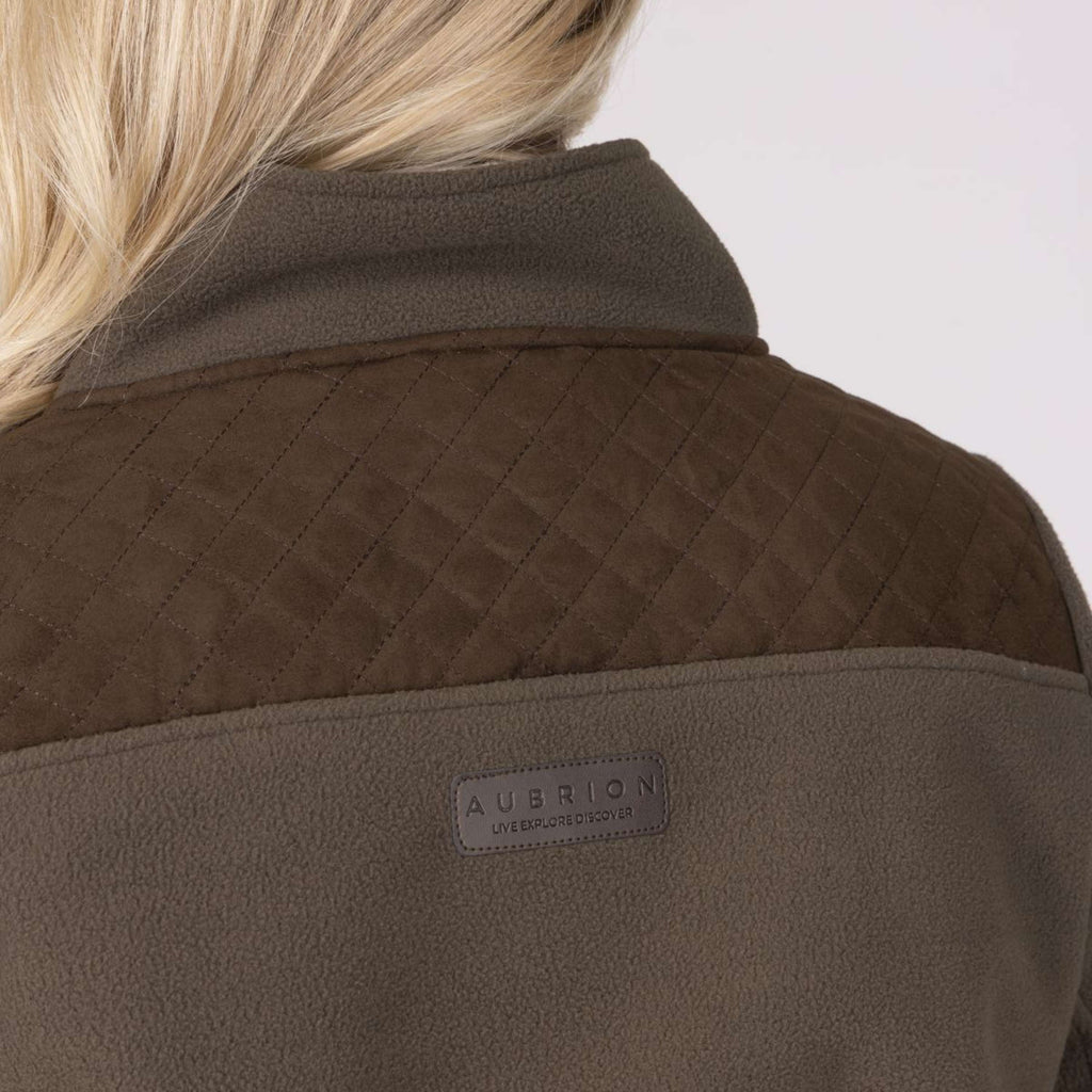 Aubrion by Shires Maglione Heritage Fleece Oliva scura