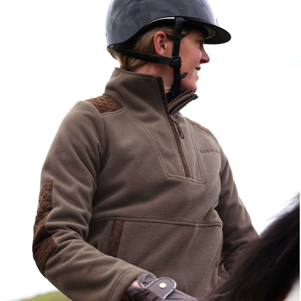 Aubrion by Shires Maglione Heritage Fleece Oliva scura
