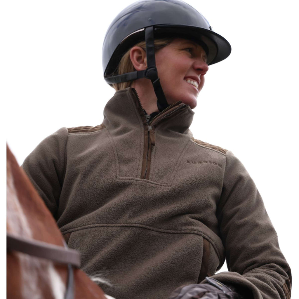 Aubrion by Shires Maglione Heritage Fleece Oliva scura