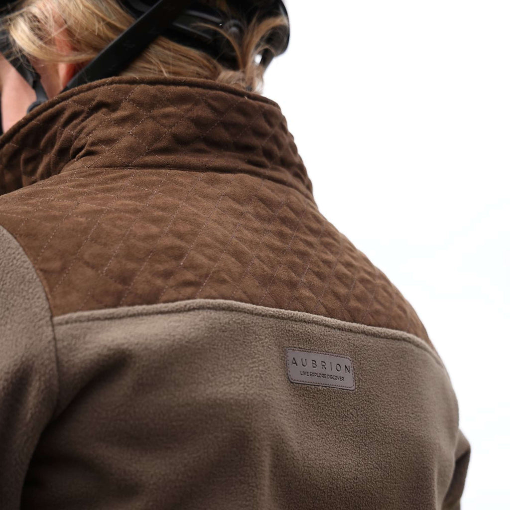 Aubrion by Shires Maglione Heritage Fleece Oliva scura