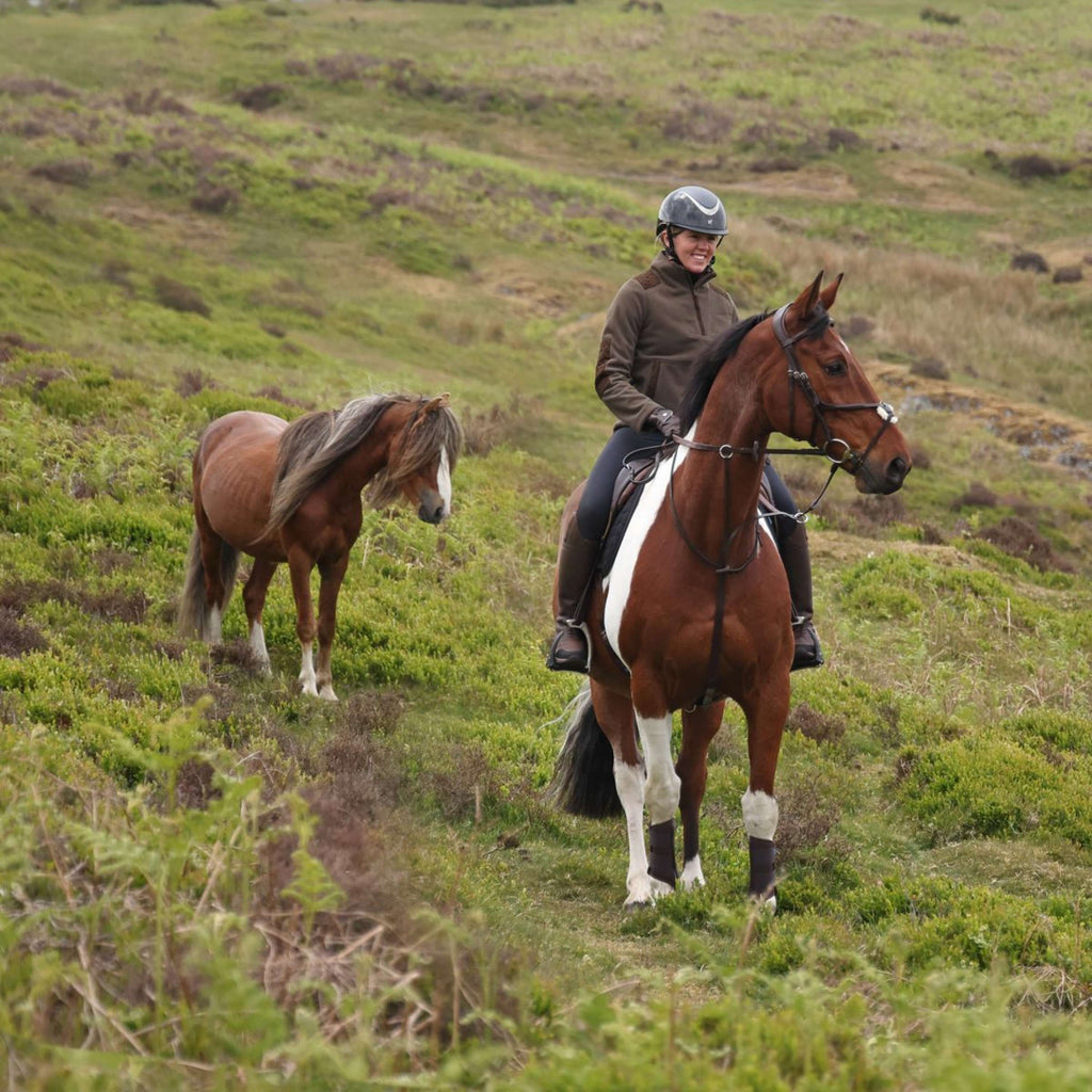 Aubrion by Shires Maglione Heritage Fleece Oliva scura