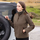 Aubrion by Shires Maglione Heritage Fleece Oliva scura