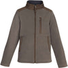 Aubrion by Shires Felpa con cappuccio e zip Heritage Fleece Oliva scura