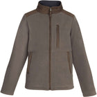Aubrion by Shires Felpa con cappuccio e zip Heritage Fleece Oliva scura