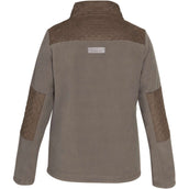 Aubrion by Shires Felpa con cappuccio e zip Heritage Fleece Oliva scura
