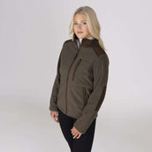 Aubrion by Shires Felpa con cappuccio e zip Heritage Fleece Oliva scura