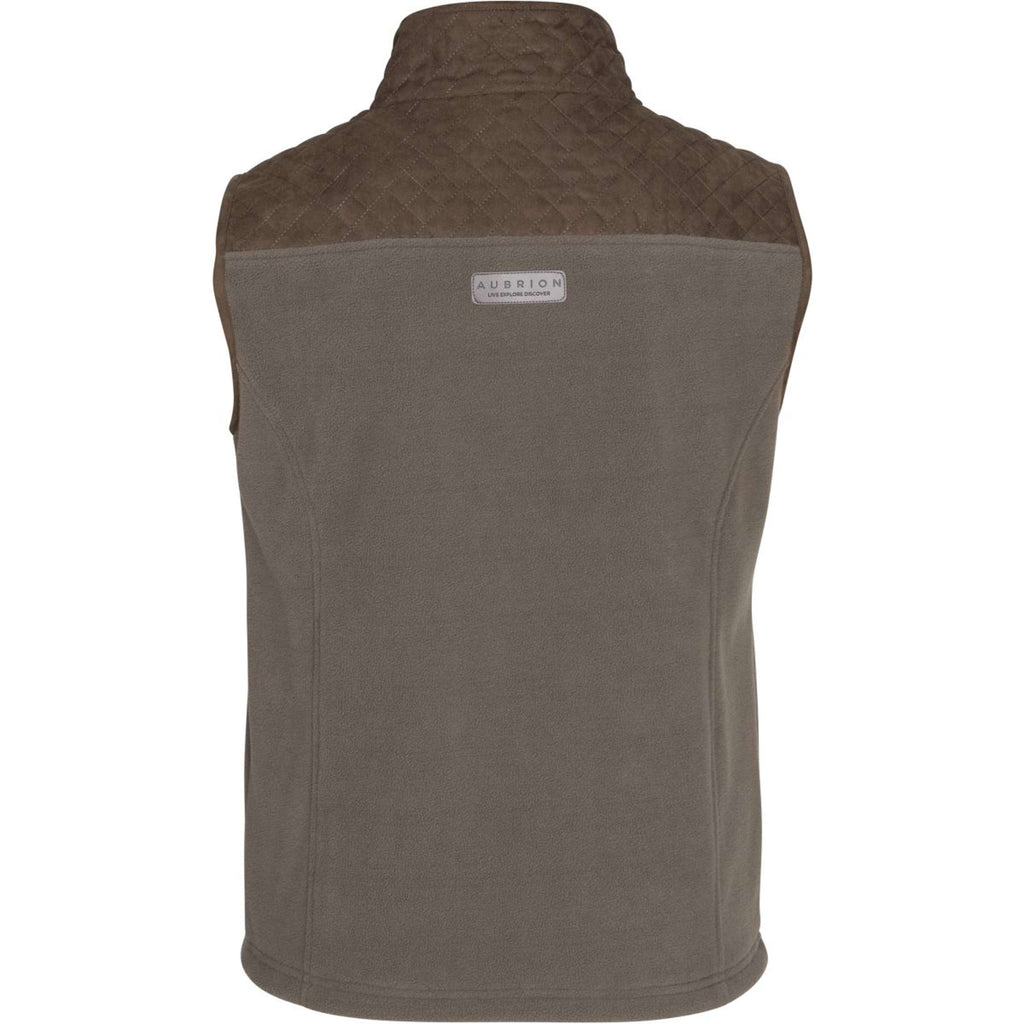 Aubrion by Shires Gilet Heritage Fleece Oliva scura