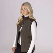 Aubrion by Shires Gilet Heritage Fleece Oliva scura