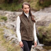 Aubrion by Shires Gilet Heritage Fleece Oliva scura