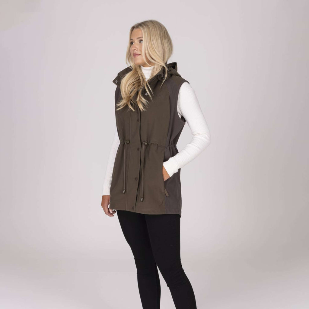 Aubrion by Shires Gilet Heritage Oliva scura