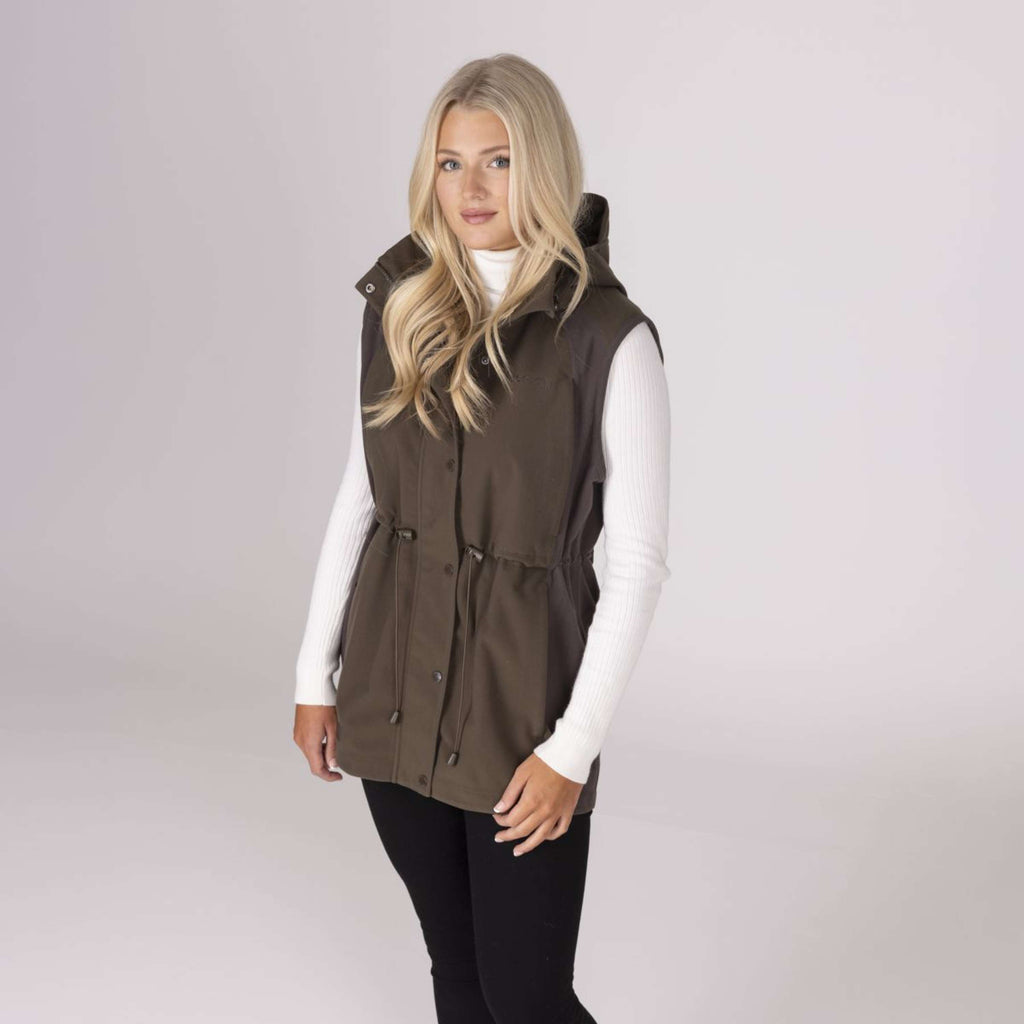 Aubrion by Shires Gilet Heritage Oliva scura