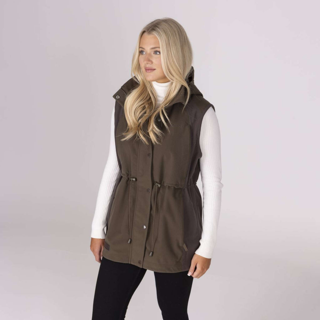Aubrion by Shires Gilet Heritage Oliva scura