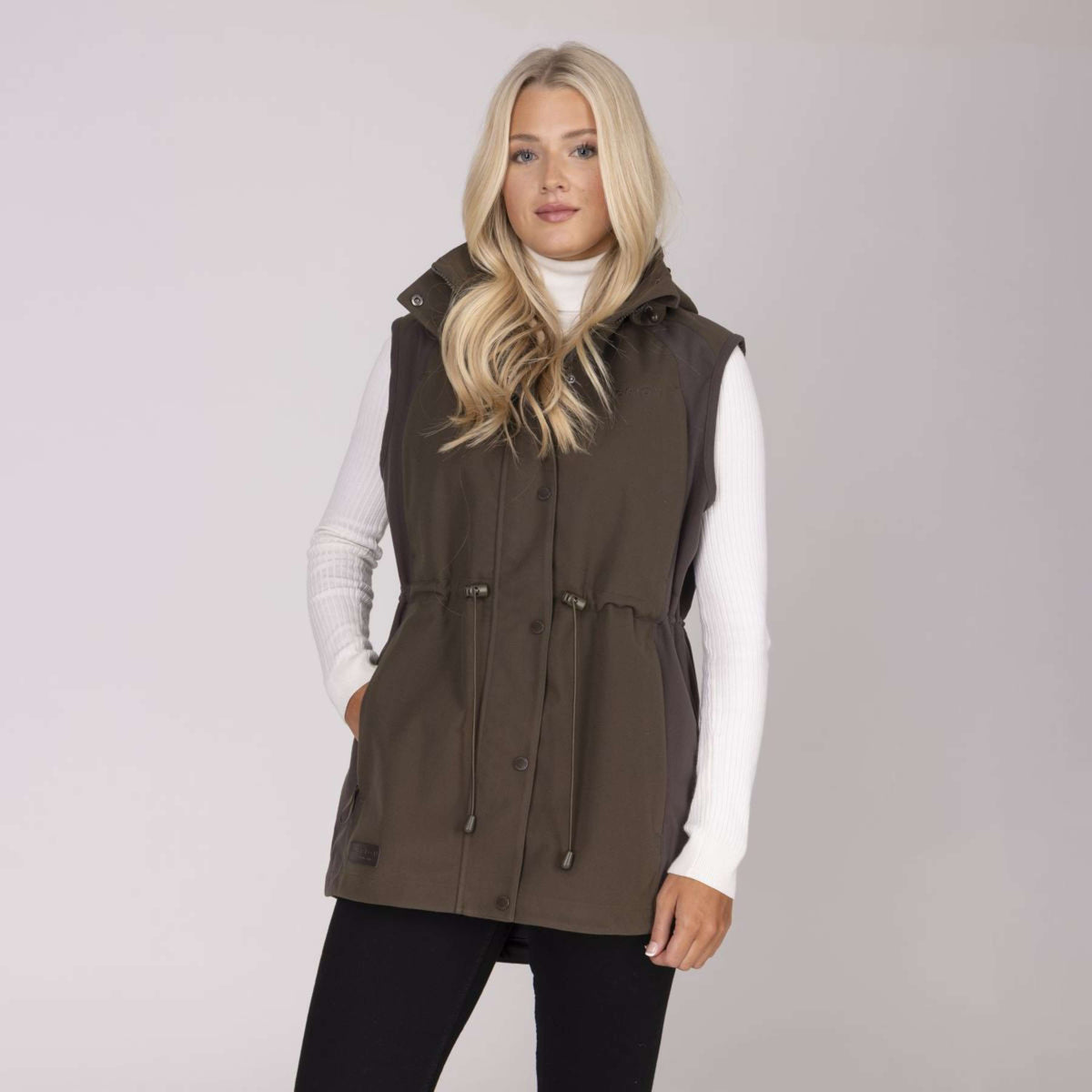 Aubrion by Shires Gilet Heritage Oliva scura