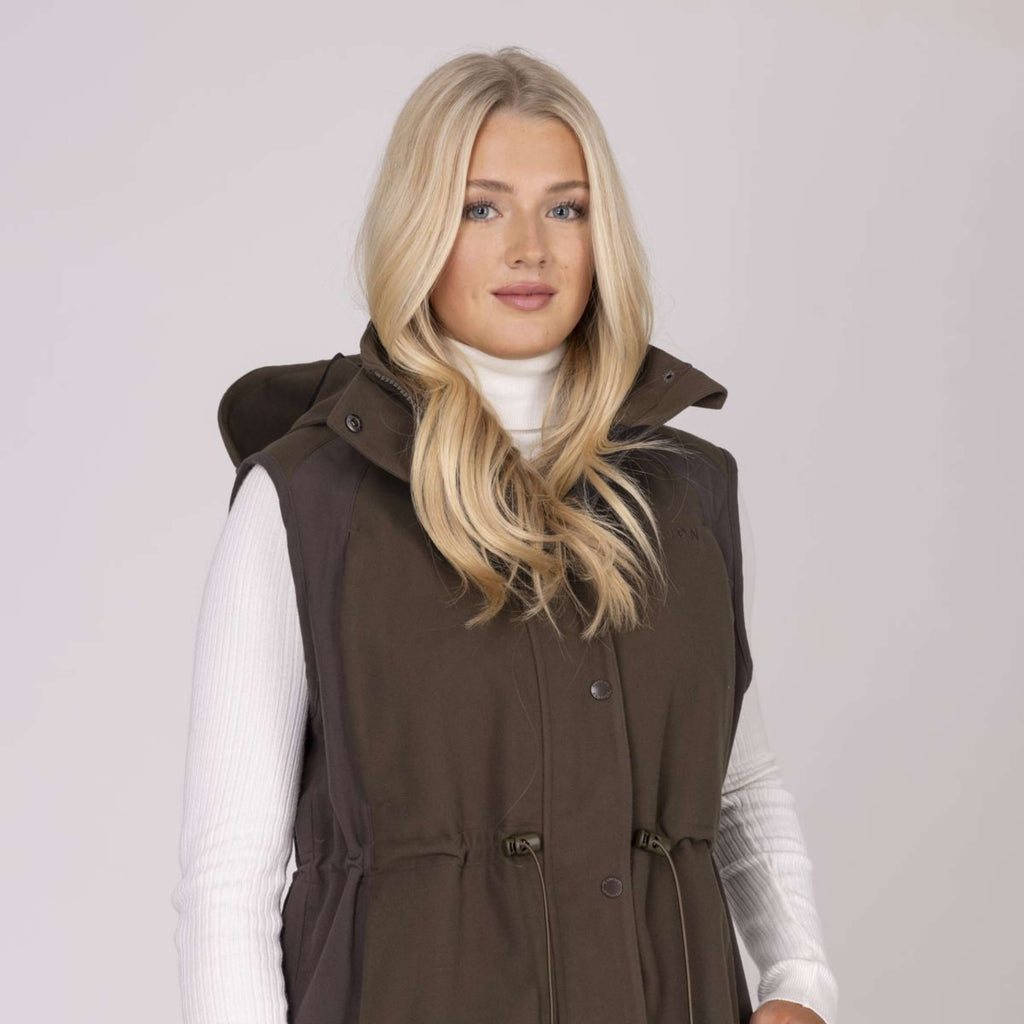 Aubrion by Shires Gilet Heritage Oliva scura