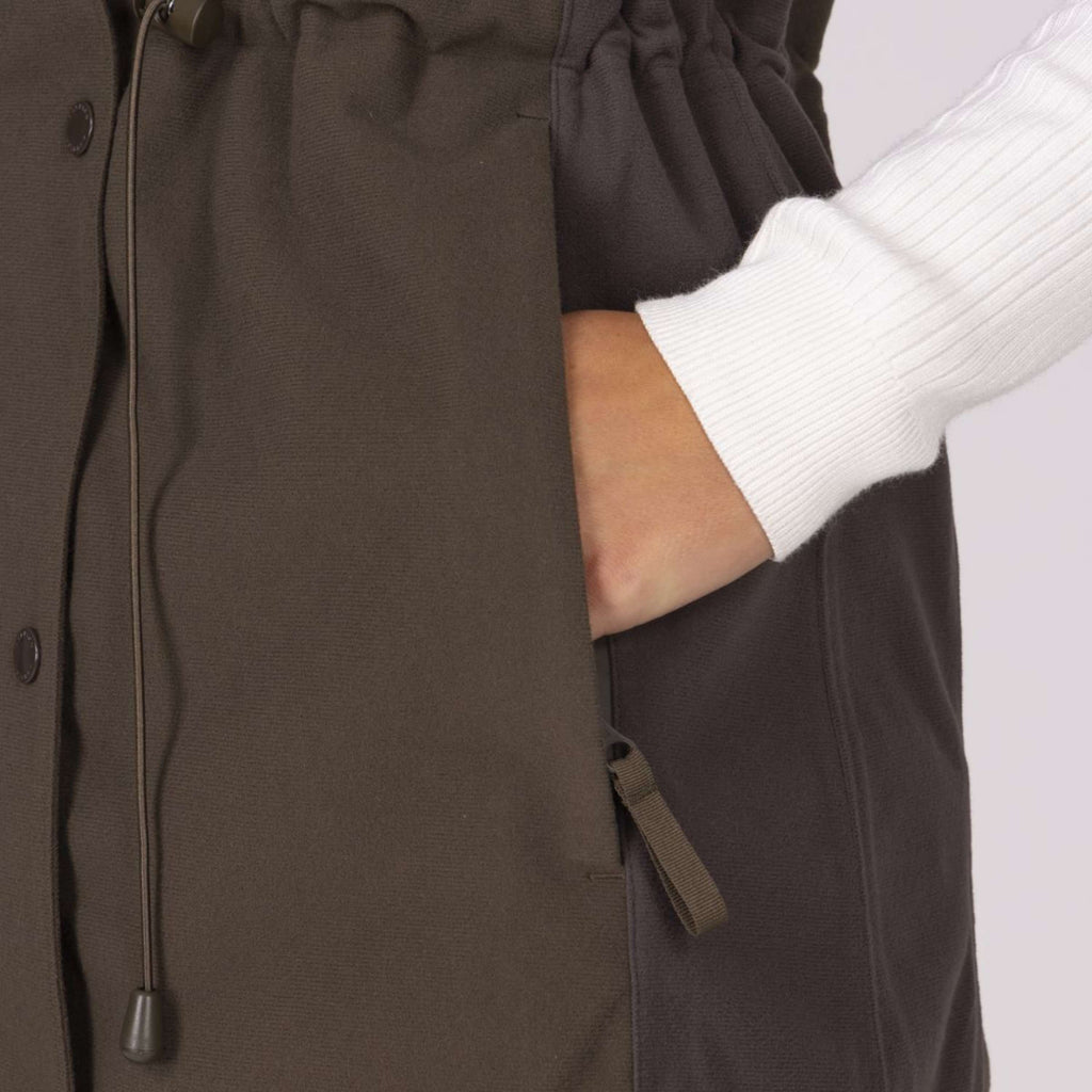 Aubrion by Shires Gilet Heritage Oliva scura