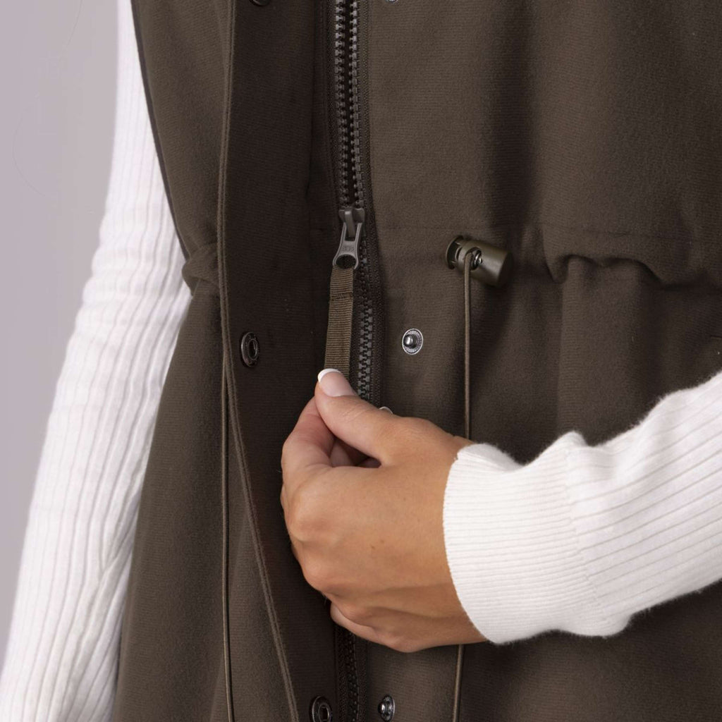 Aubrion by Shires Gilet Heritage Oliva scura