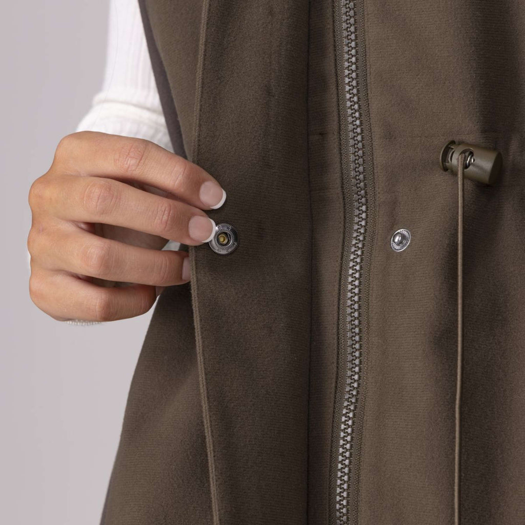 Aubrion by Shires Gilet Heritage Oliva scura