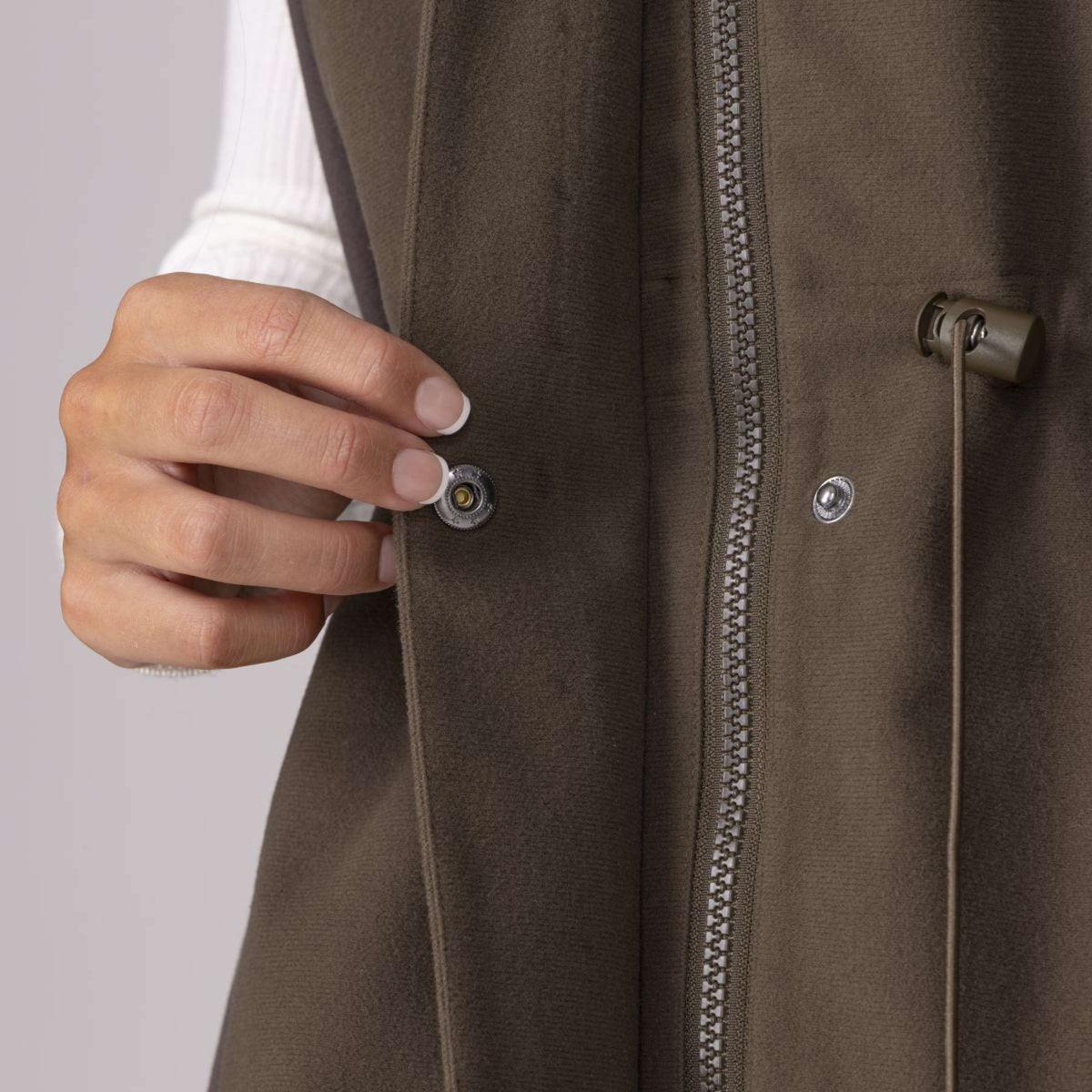 Aubrion by Shires Gilet Heritage Oliva scura