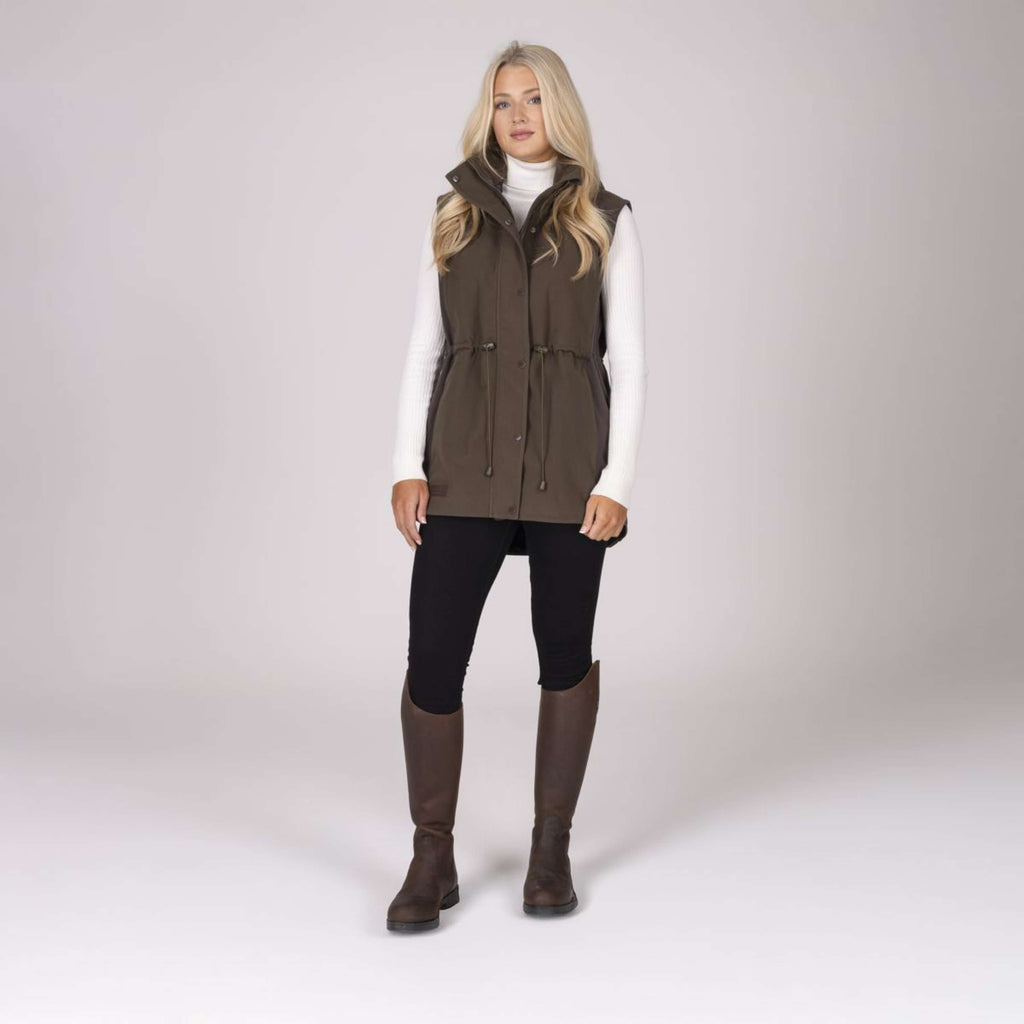 Aubrion by Shires Gilet Heritage Oliva scura