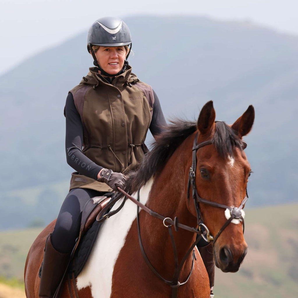 Aubrion by Shires Gilet Heritage Oliva scura