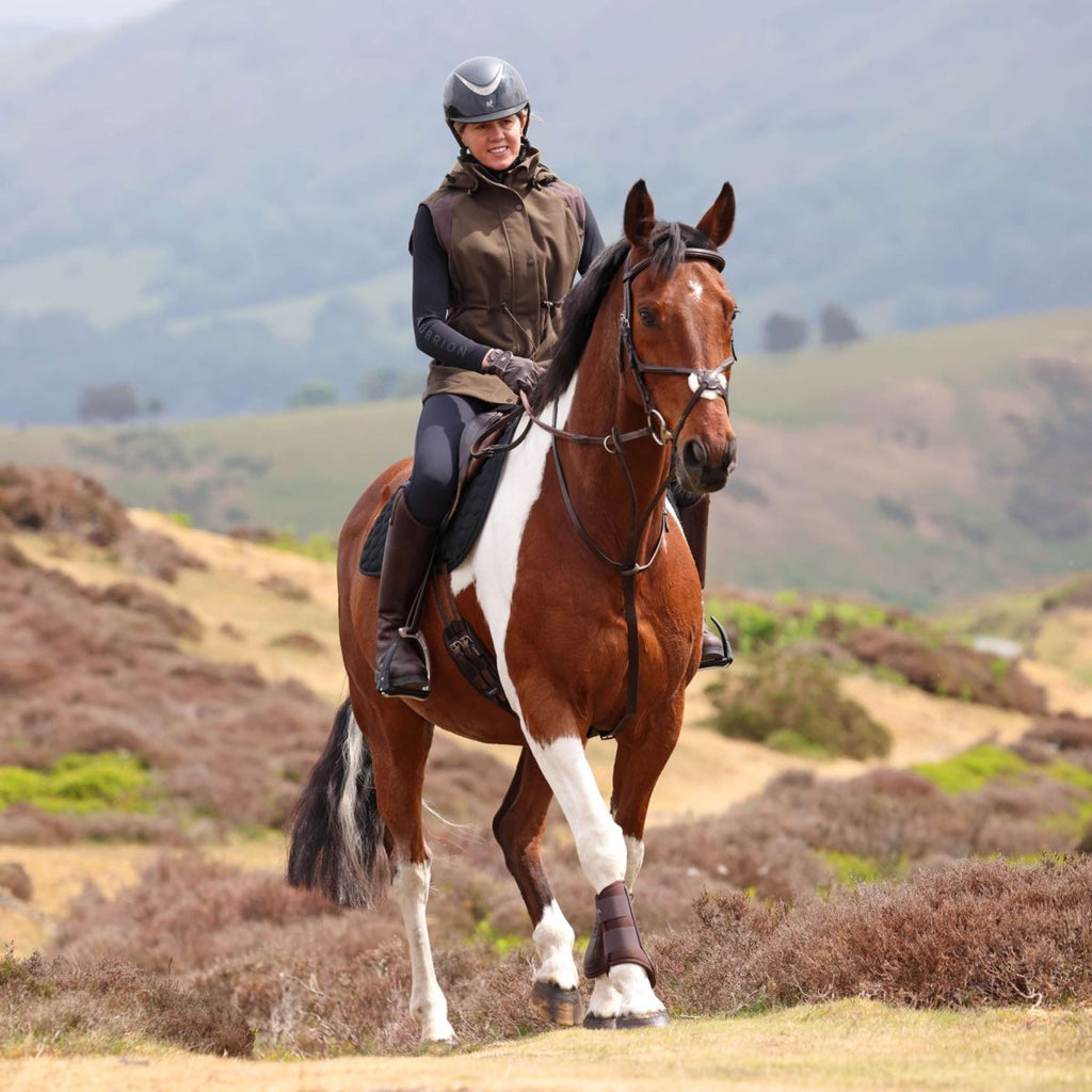 Aubrion by Shires Gilet Heritage Oliva scura