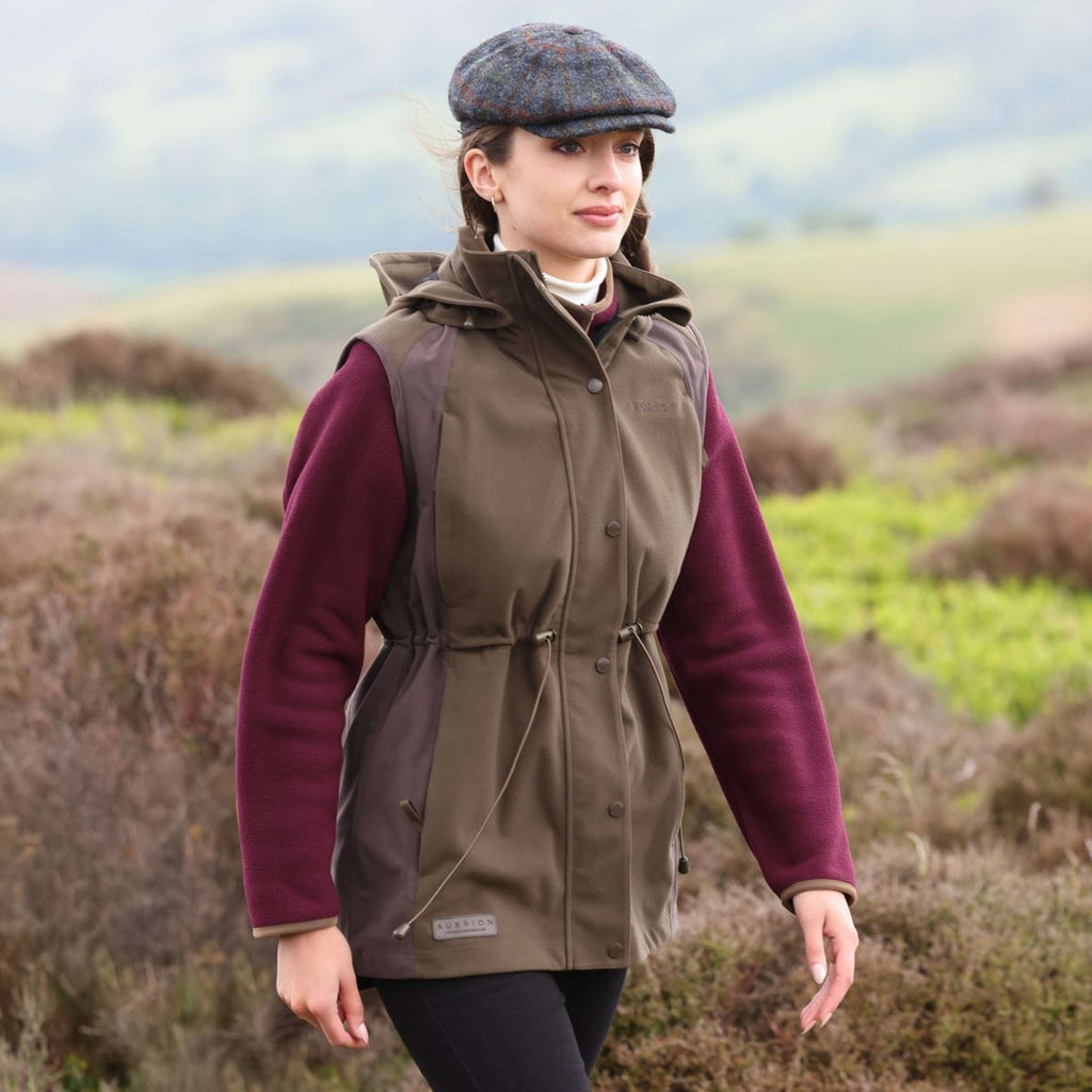 Aubrion by Shires Gilet Heritage Oliva scura