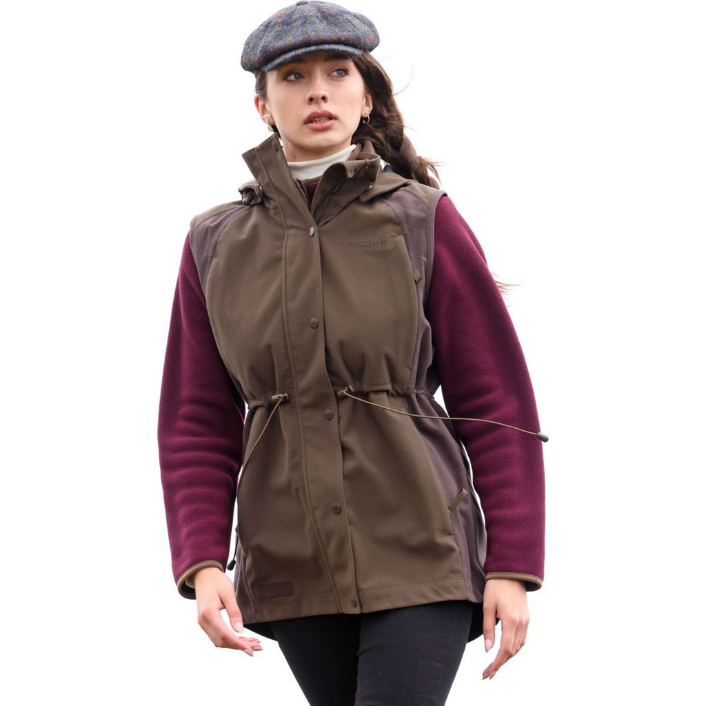 Aubrion by Shires Gilet Heritage Oliva scura
