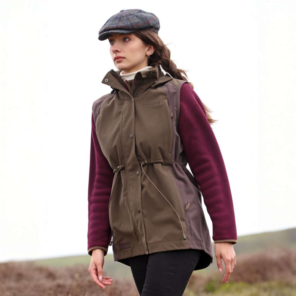 Aubrion by Shires Gilet Heritage Oliva scura