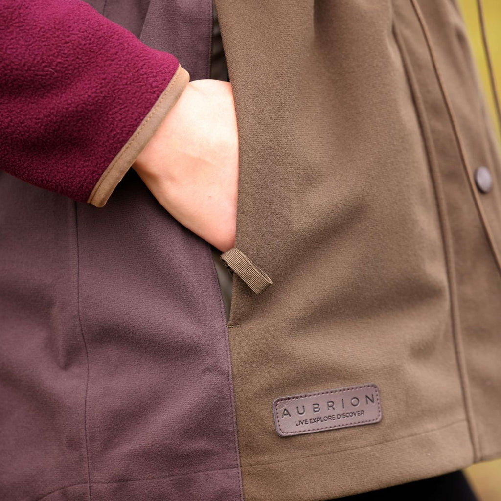 Aubrion by Shires Gilet Heritage Oliva scura