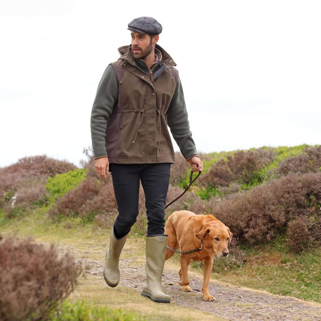 Aubrion by Shires Gilet Heritage Oliva scura