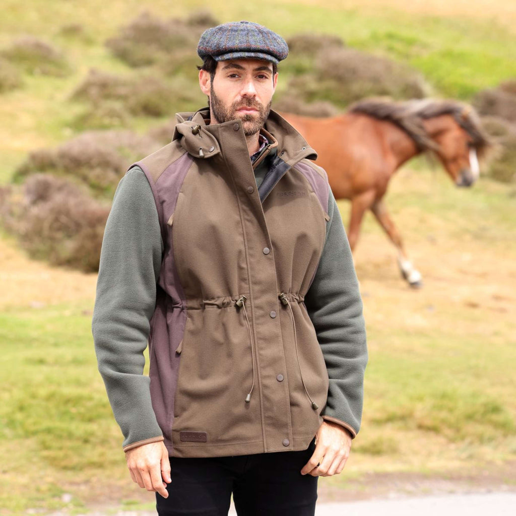 Aubrion by Shires Gilet Heritage Oliva scura