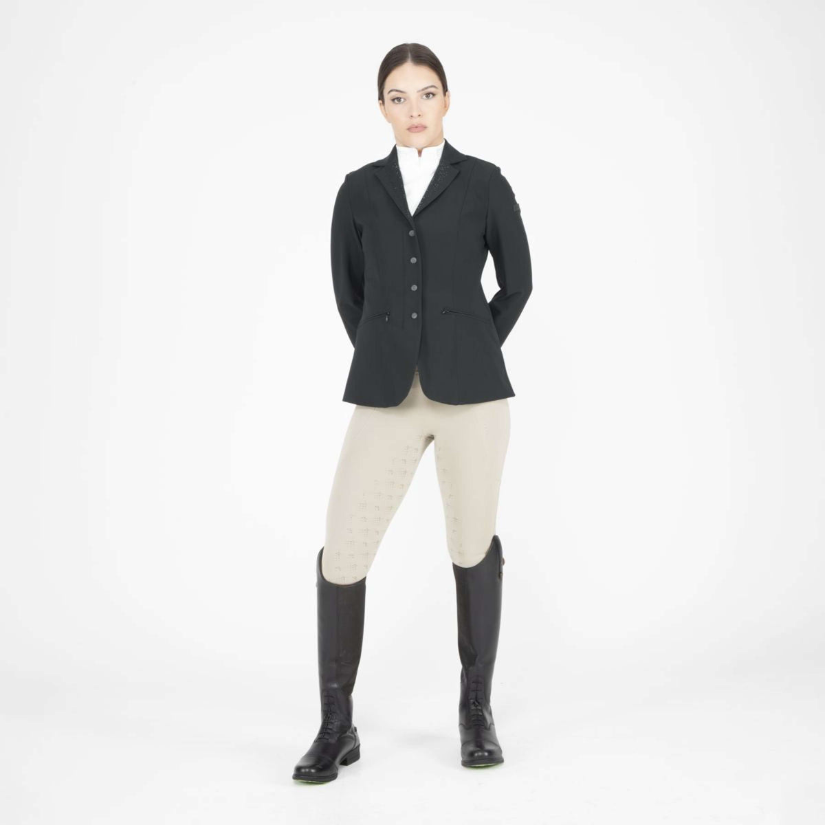 Aubrion by Shires Giacca da Competizione Optima GX Nero