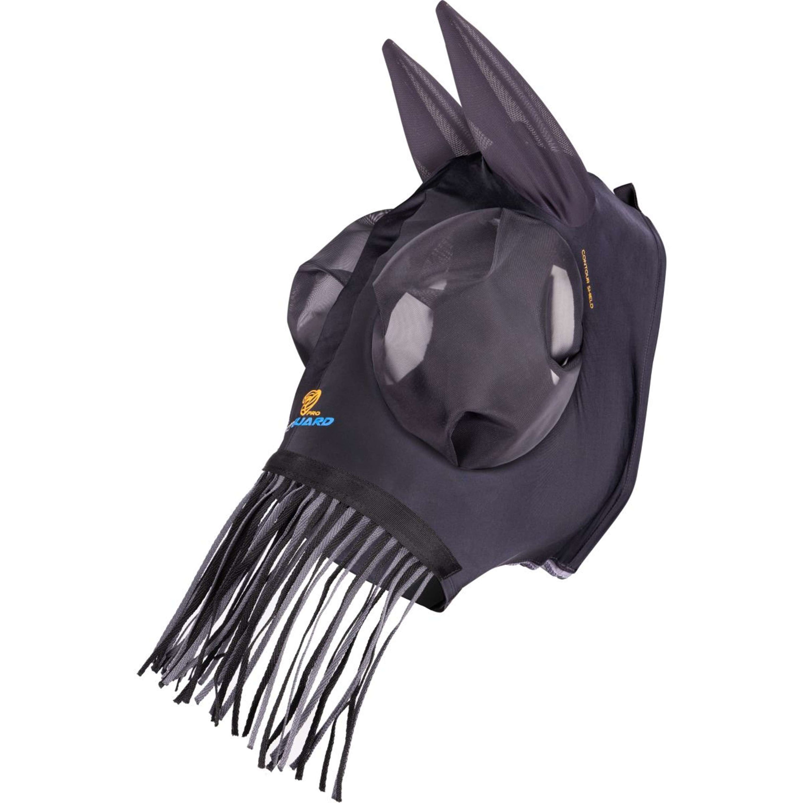 FlyGuard by Shires Maschera per Mosche Pro Stretch con Orecchie e Frange Jet FlyGuard by Shires Maschera per Mosche Pro Stretch con Orecchie e Frange Jet